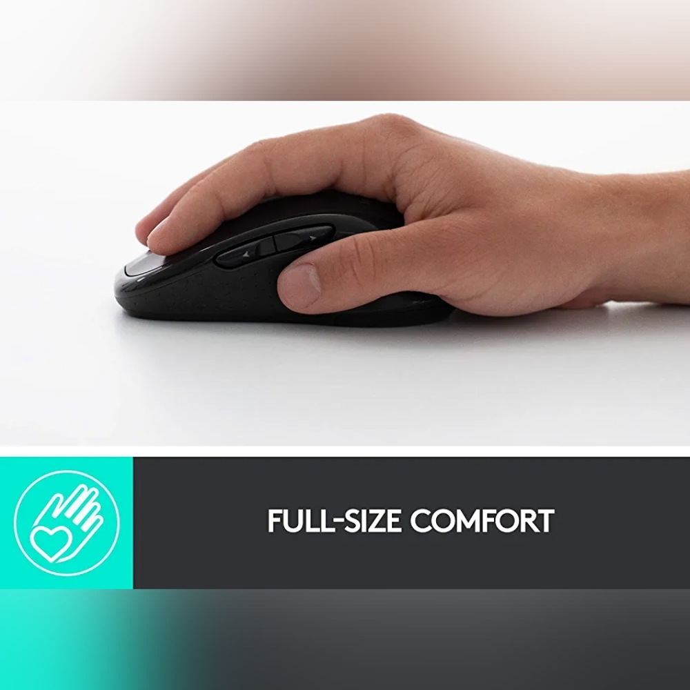 Logitech M510 Wireless Computer Mouse - Picture 4 of 9